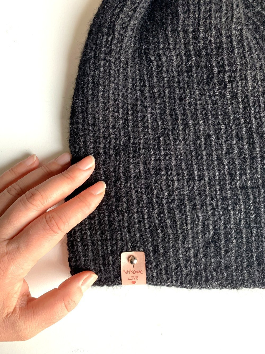 KIARA Women's Alpaca Beanie 100% Alpaca 8903 Black