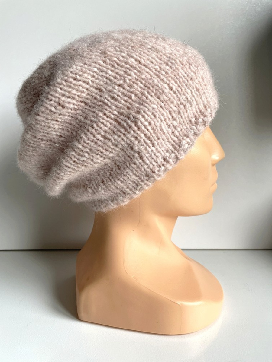 CHMURKA Handmade Women’s Alpaca Beanie 33 Różowy Piasek