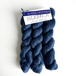 Ręcznie farbowana włóczka Malabrigo SILKPACA SA150 Azul Profundo