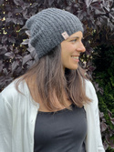 KIARA Alpaca Beanie 100% Alpaca 506 Dark Grey