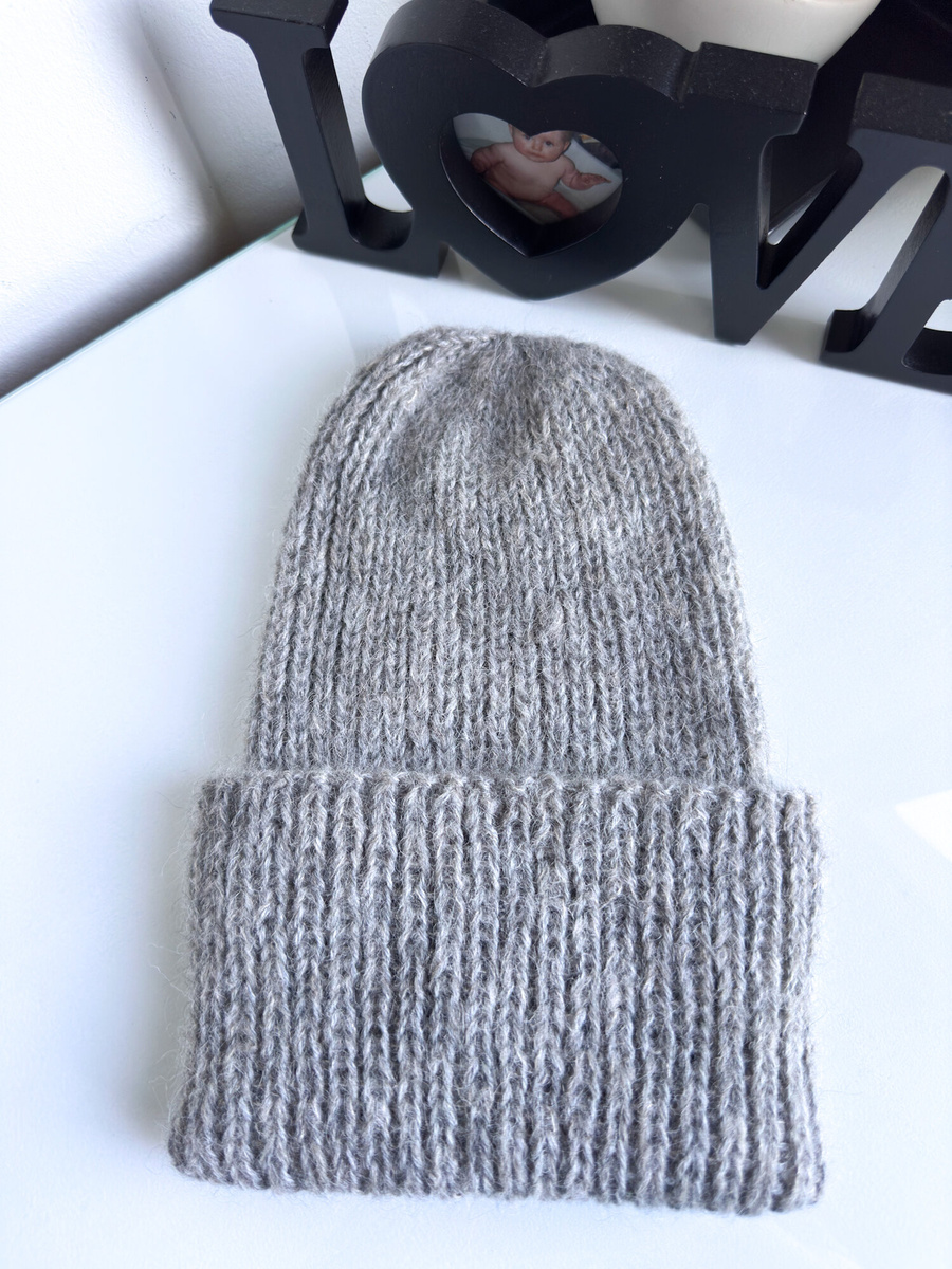 MORGANA – czapka damska zimowa alpaka + jedwab 501/02 Jasny Szary