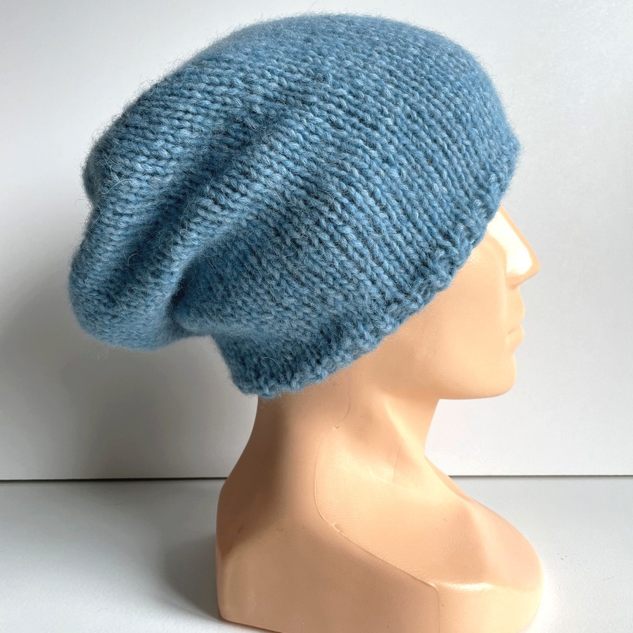 CHMURKA Alpaca Beanie 21 Sea Blue