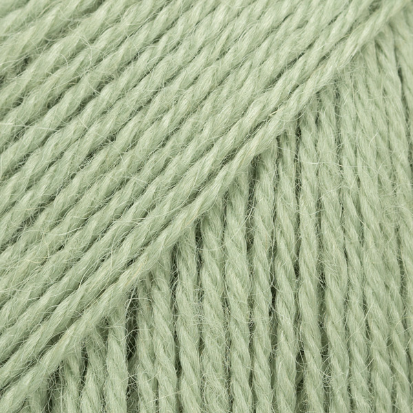 KIARA Turn-Up Beanie 100% Alpaca 9038 zielona szałwia