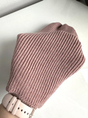 VARELLA – czapka z wełny merino 100% Baby Merino 49 Pustynna Róża, beanie przejściowa