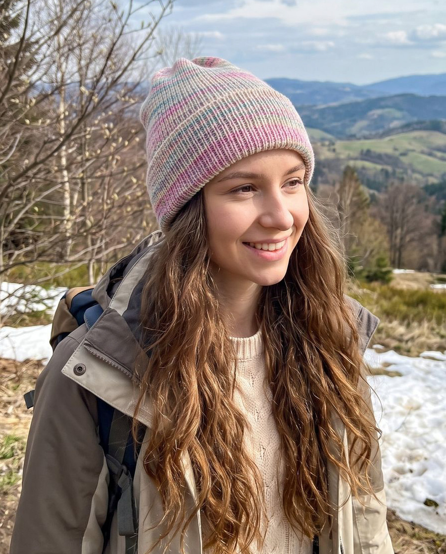 VARELLA – czapka beanie z wełny merino 100% Baby Merino 105 Magiczna Beza