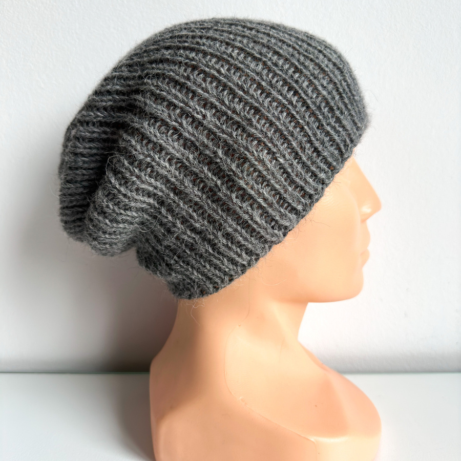 KIARA Beanie-Mütze aus 100% Alpaka 6360 nocne niebo