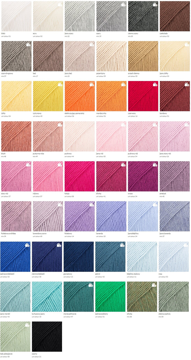 NANA – czapka wywijana baby merino 02 Ecru
