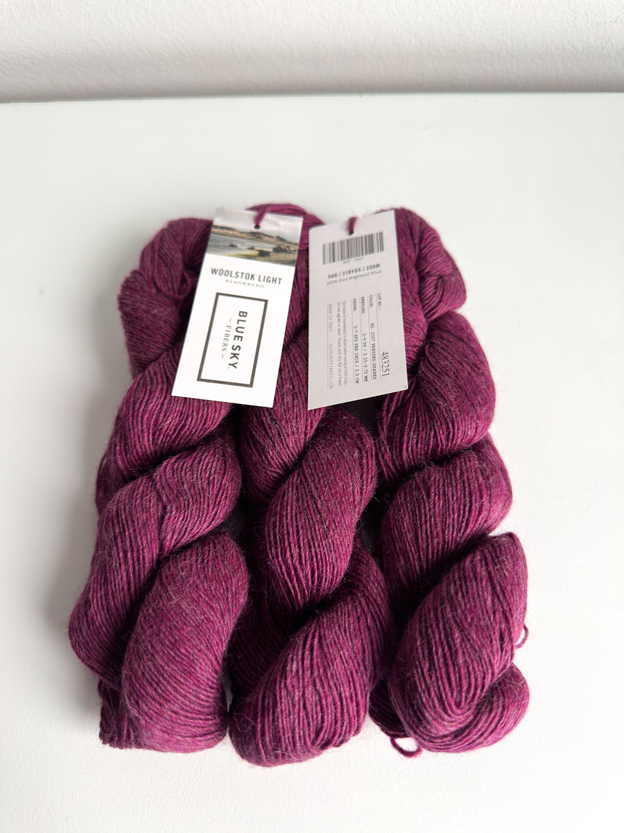 Włóczka Blue Sky Fibers Woolstok Light BSF2307 Pressed Grapes