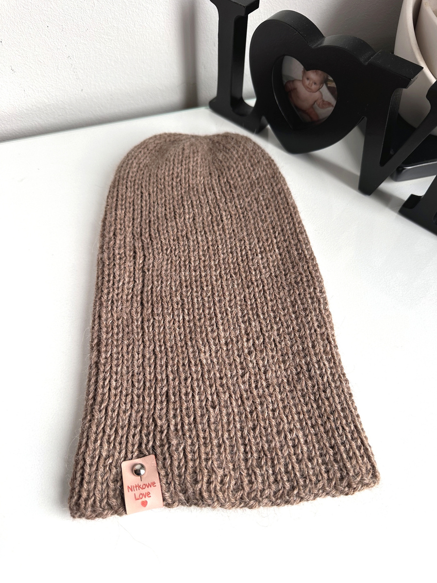 KIARA Alpaca Beanie 100% Alpaca 618 Nugat Beige
