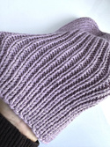 Czapka wełniana NANA 100% Baby Merino 39 Fioletowa Orchidea