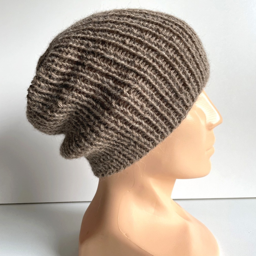 KIARA Alpaca Beanie 100% Alpaca 618 Nugat Beige