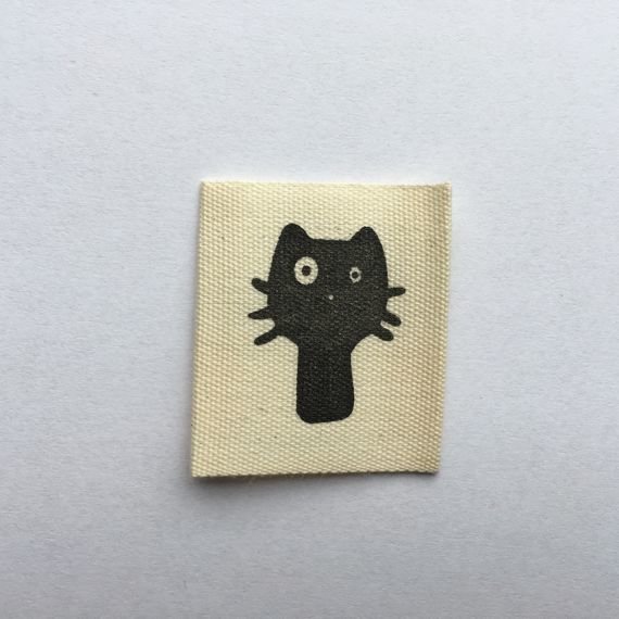 Naszywka materiałowa 3,5 cm Kot